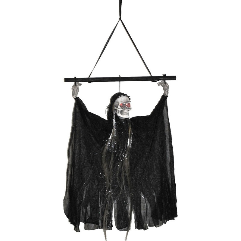 Hanging Skeleton Decoration (Light & Sound Effects) 30cm