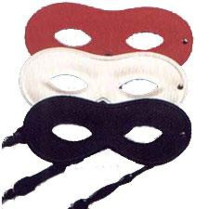 Mask W/ Stick Lorniette   Red|Red|Black|White