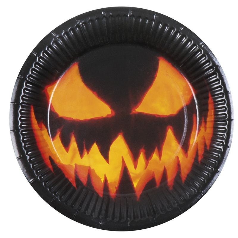 6 hell gourd paper plates 23cm