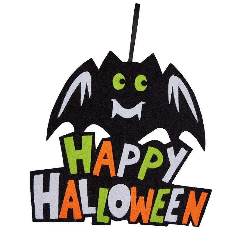 Cute bat hanging decoration made of felt