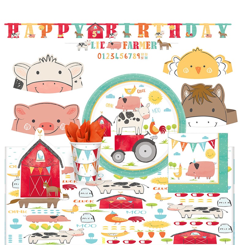 Farm Life Party Set 51 Pieces