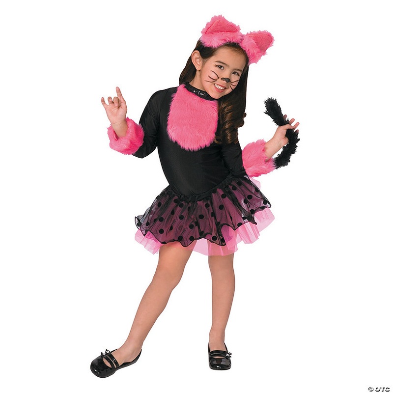 Girls Cutie Cat Costume – Large