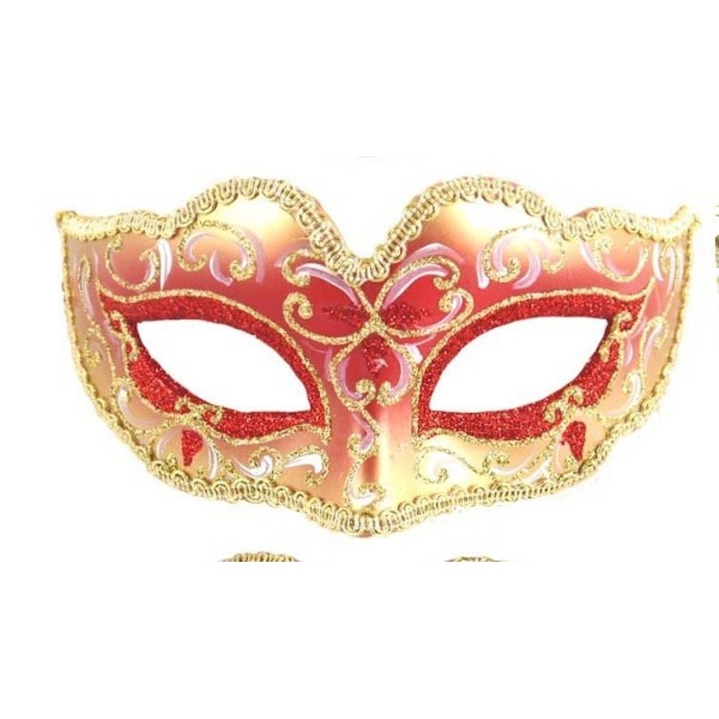 Glitter Eye Mask – Red
