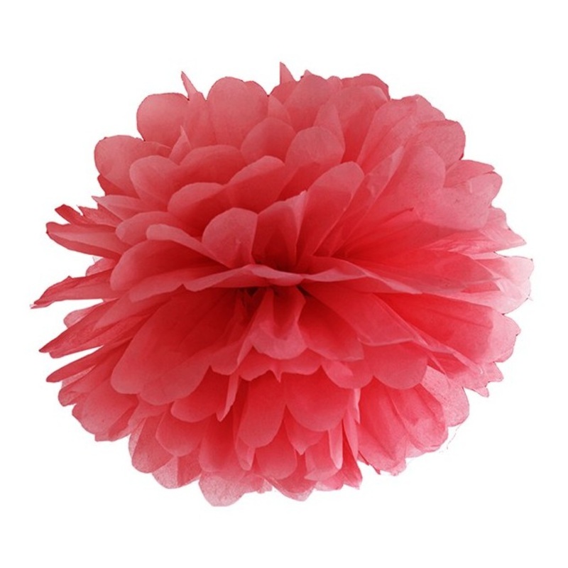 Pompon Romy red 35cm