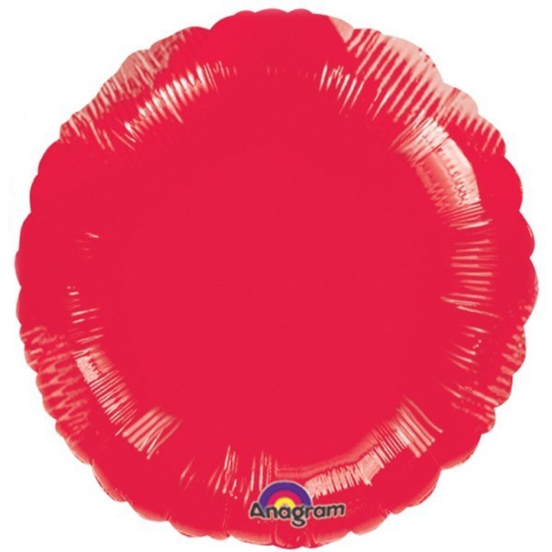 Round Red Foil Balloon – 18