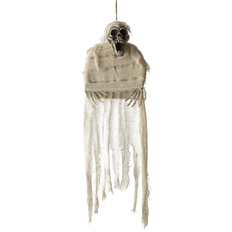 Screeching mummy skeleton 70 x 90cm