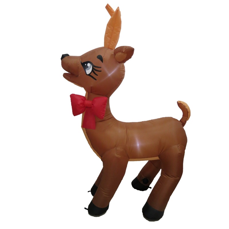 5FT Christmas Reinadeer LED Decaoration Indoor Outdoor Inflatable Blow up Ornament