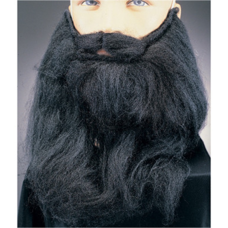 Beard/Moustache Mohair Cotton – Black Black
