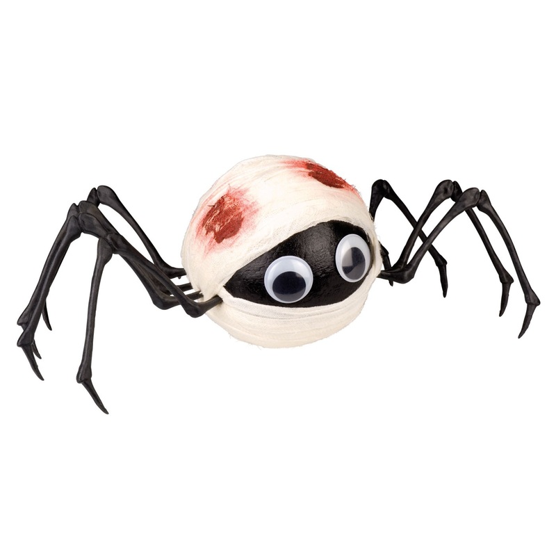 Mummy decoration spider for Halloween