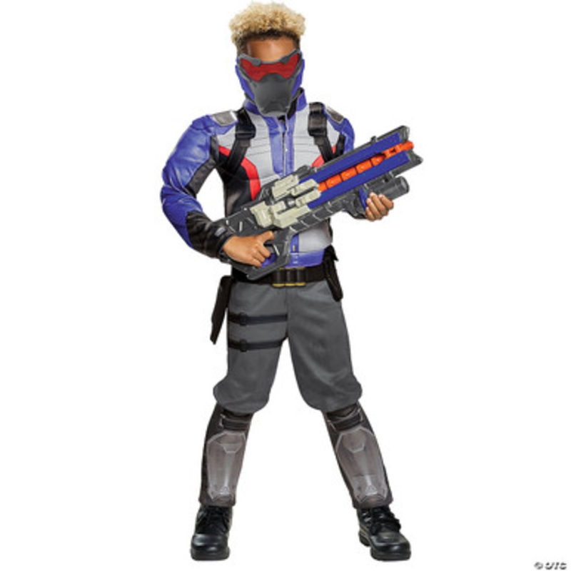 Soldier: 76 Classic Child Muscle Costume – Overwatch Medium