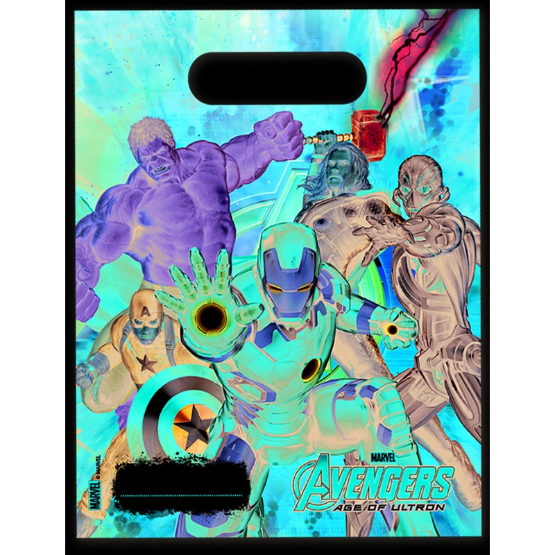 6 Avengers Fighter gift bags
