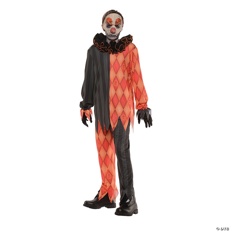 Boy’s Evil Clown Costume|LARGE|MEDIUM