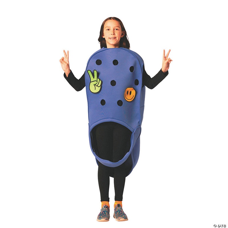 Kids Blue Garden Clog Beach Shoe Costume – 7-10