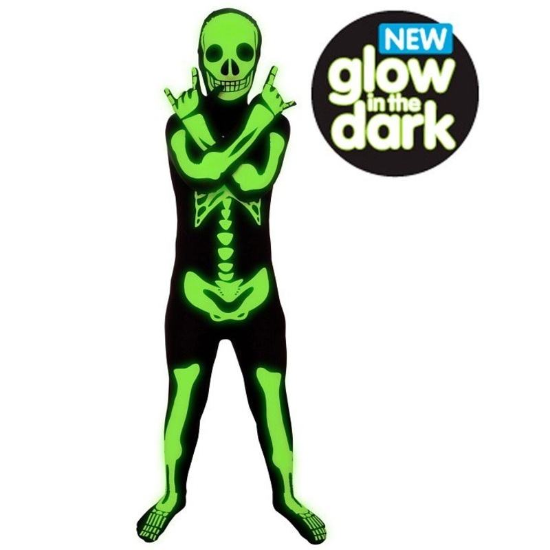 Kids – Glow Skeleton Morphsuit