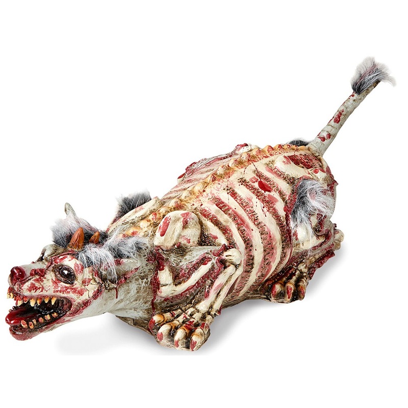Rotten zombie dog body 72cm