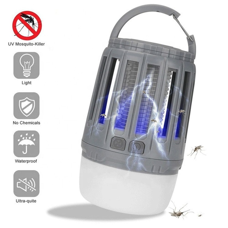 Solar Camp Lamp LED Mosquito Killer Lantern for Outdoor Indoor Daily Use