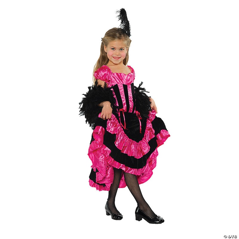 Girl’s Can Can Dress Costume|CHLDSM|CHLDMD