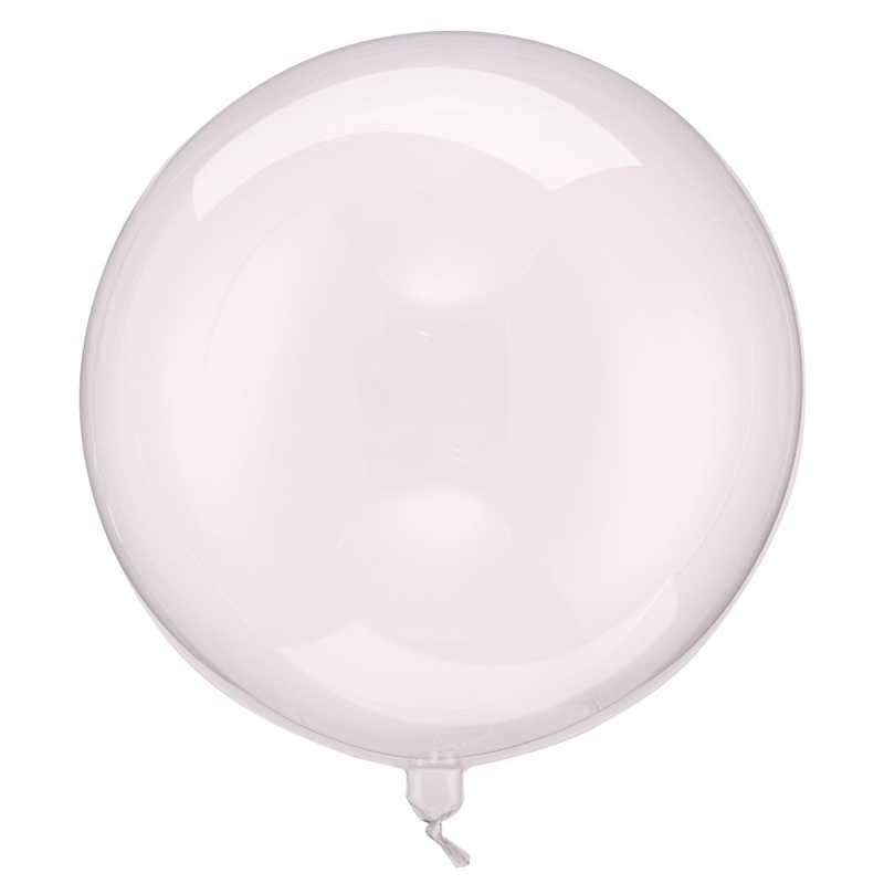 Transparent pink balloon ball 40cm