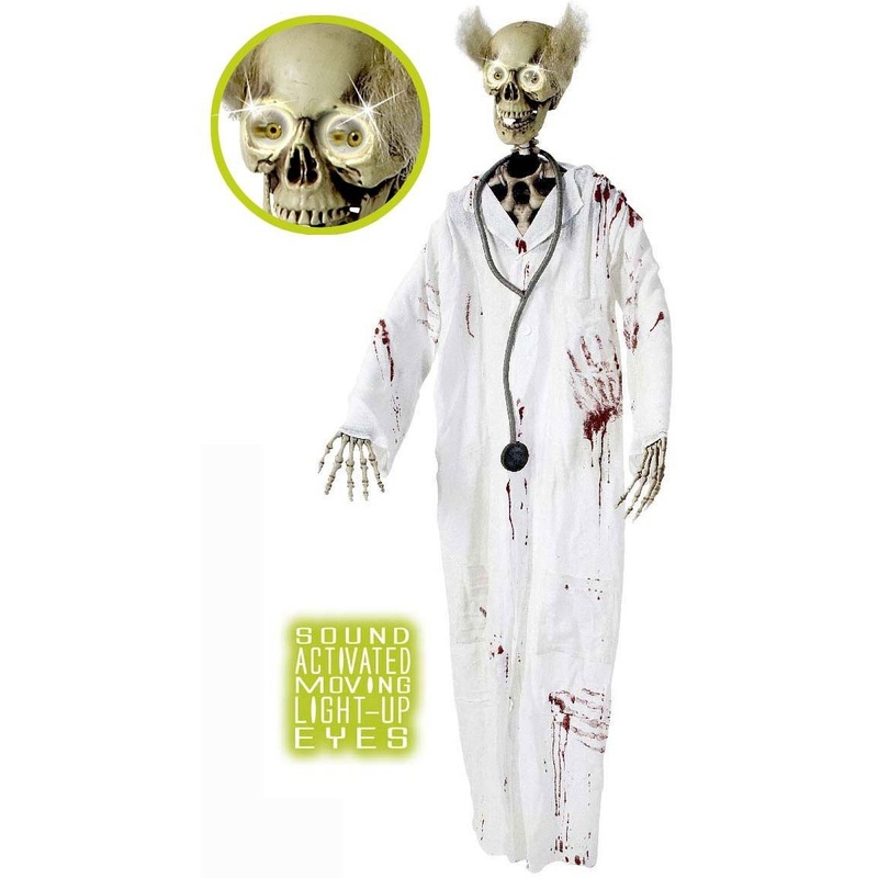 Skeleton doctor with rolling eyes 1.53m
