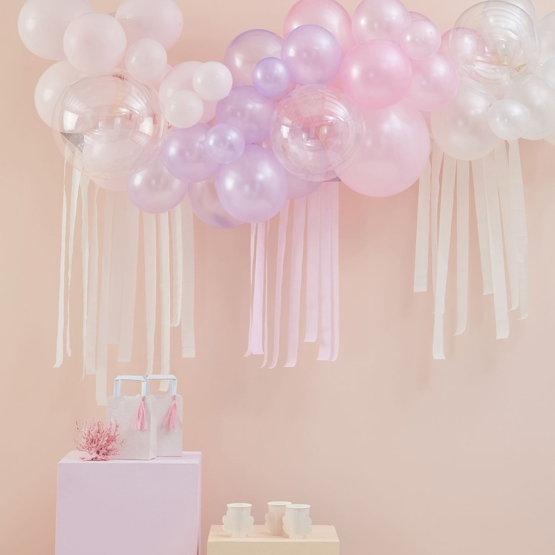 Sweet Rose balloon garland 50 pieces