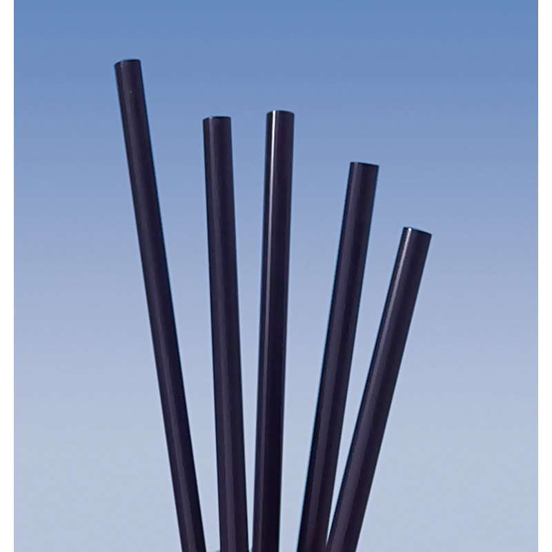240 cocktail straws black 14.5cm