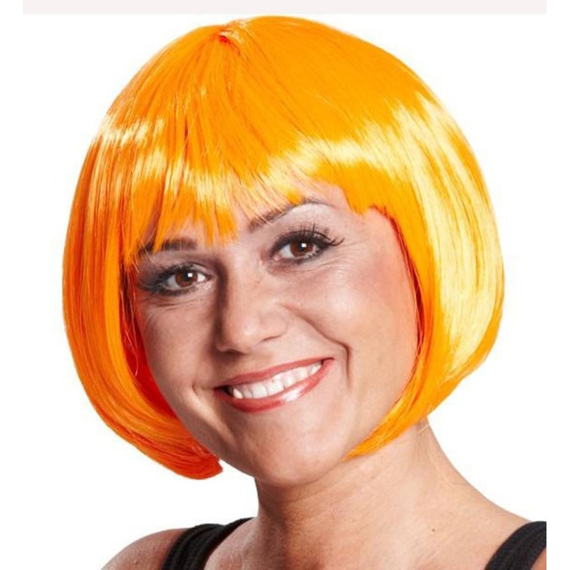 Orange bob wig Sabine