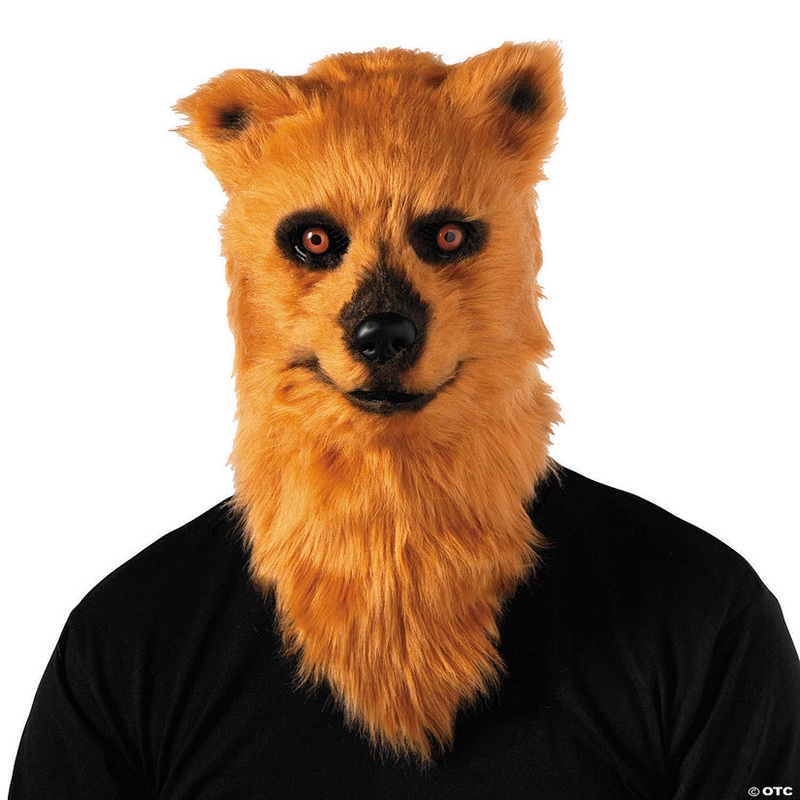 Adults Bear Moving Mouth Overhead Mask – One Size
