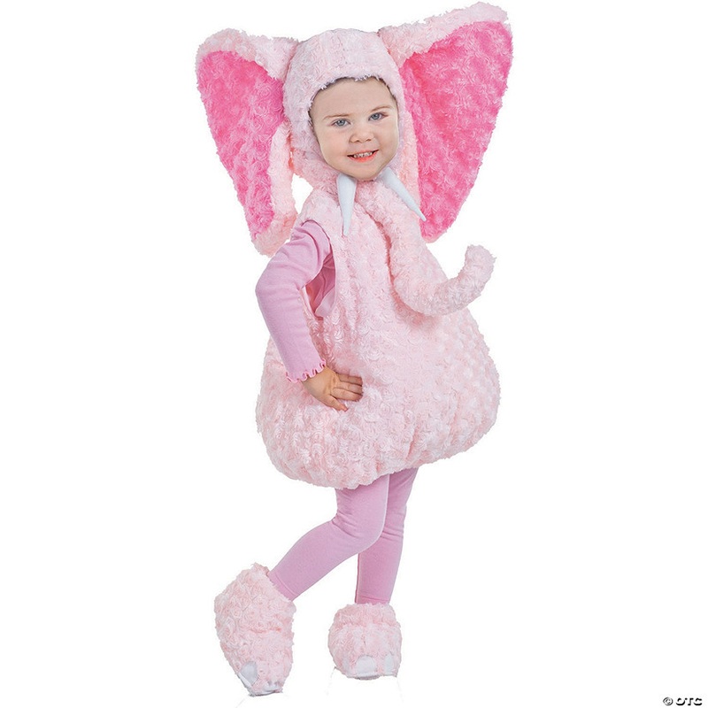 Baby Girls Pink Elephant Costume