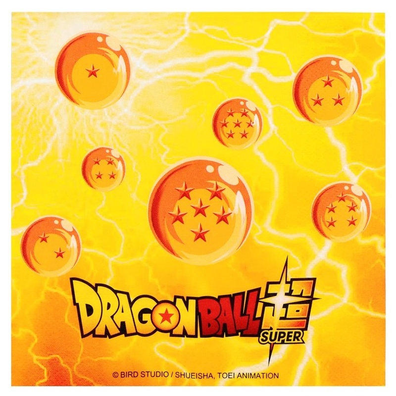 20 Dragon Ball napkins 33cm