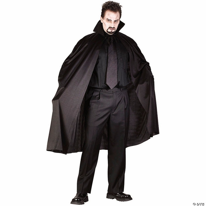 45 Adults Polyester Cape with Stand-Up Collar – One Size