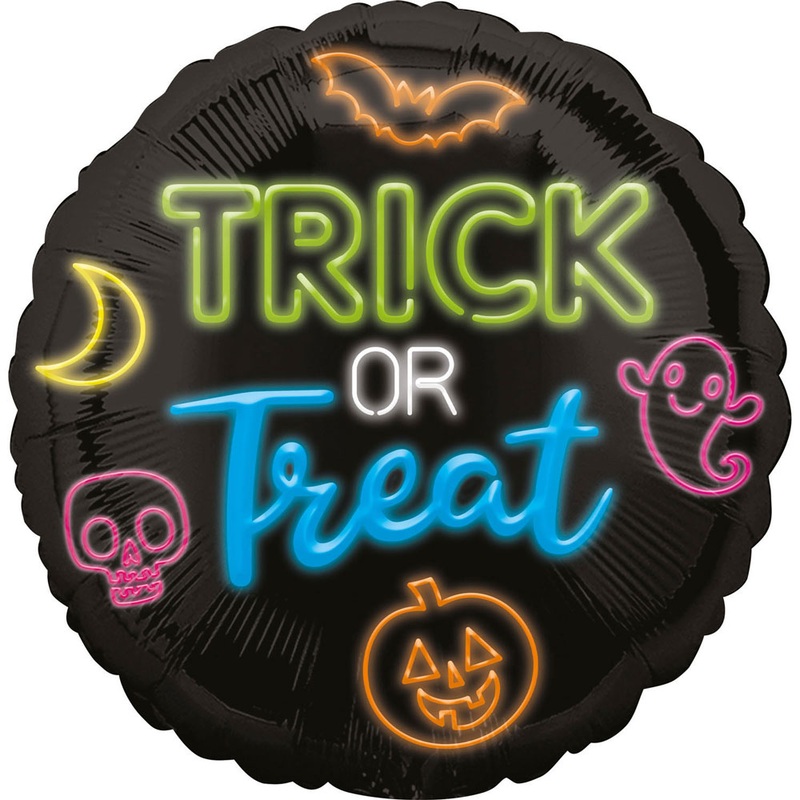 Trick or Treat Halloween foil balloon 45cm