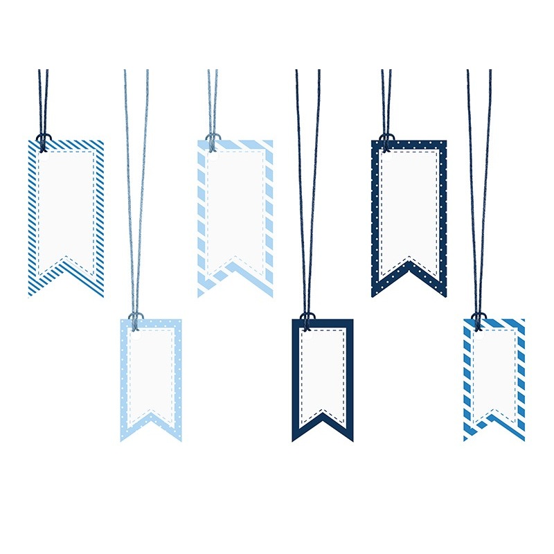 6 Little Plane gift tags