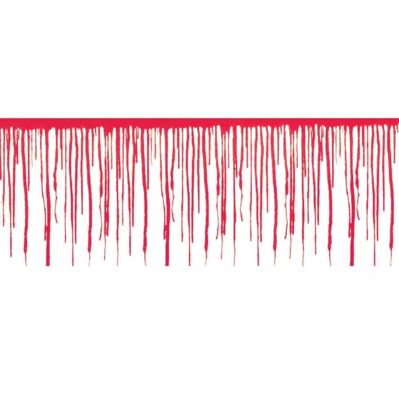 Bloody shreds of horror garland 610cm