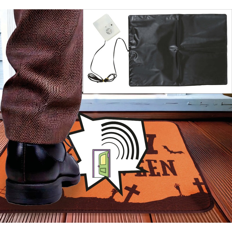 Halloween doormat with sound 34x25cm