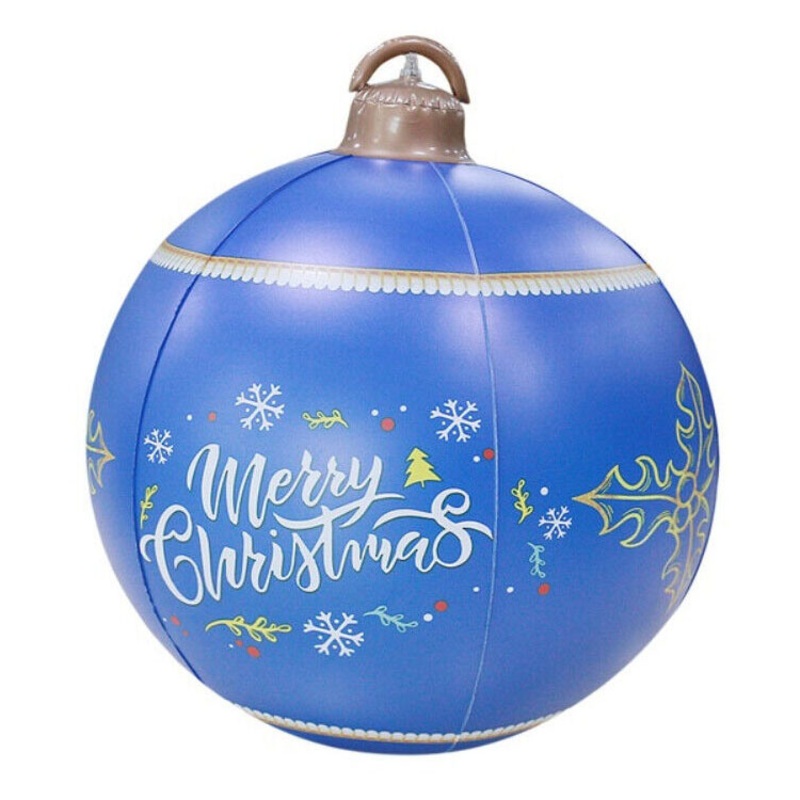 Outdoor Xmas Decor Giant Christmas PVC Inflatable Ball