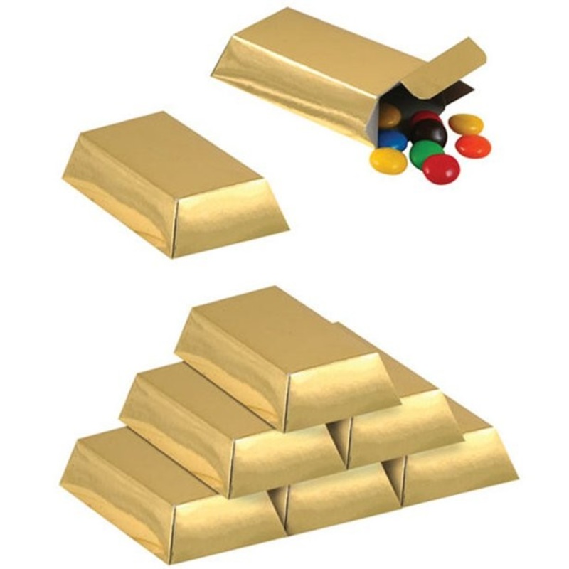 12 gilded gift boxes 8 x 4cm