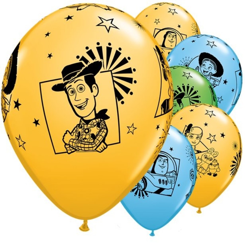 25 Toy Story IV latex balloons 28cm