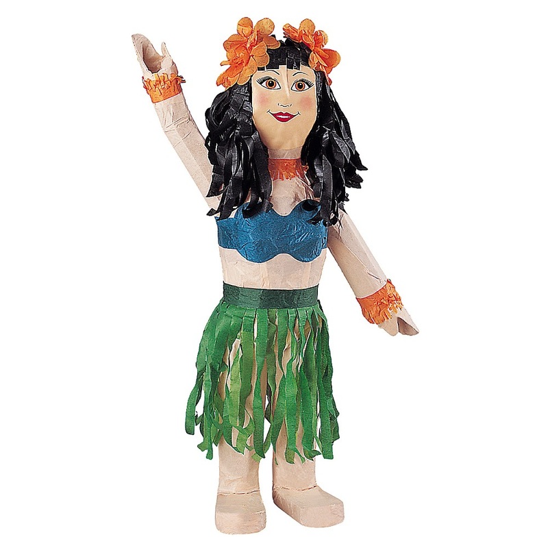 Hawaiian hula girl Elena pinata