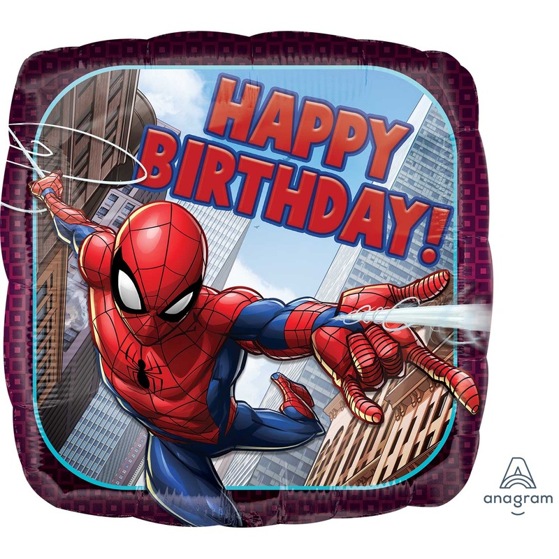 Spider-Man Happy Birthday Foil Balloon – 17