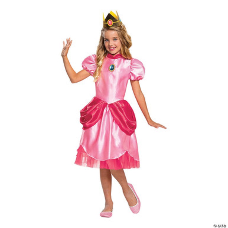 Super Mario Bros. Princess Peach Deluxe Costume – Child Small