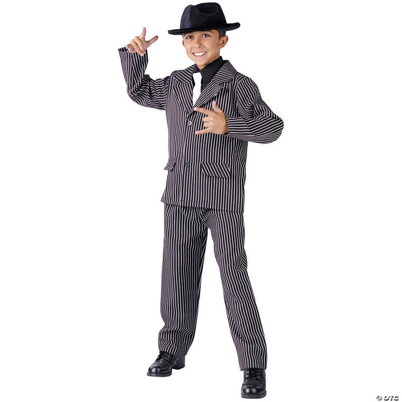 Boy’s Gangster Costume|SMALL