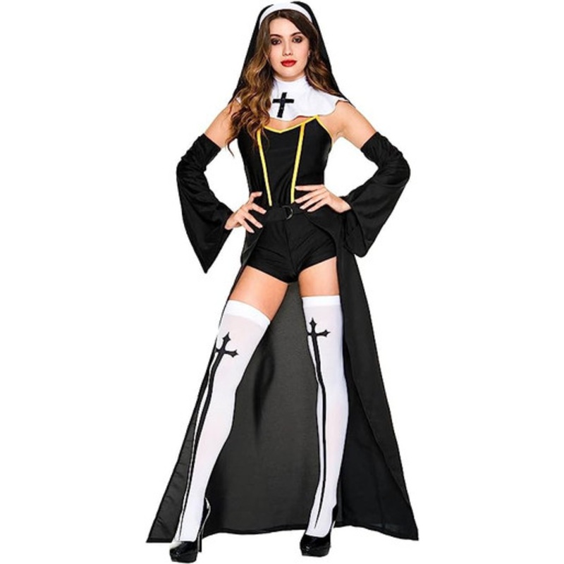 Convent Sister Costume -Adult Small/Medium