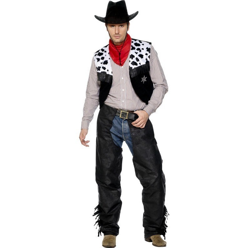 Cow Boy Costume – Black
