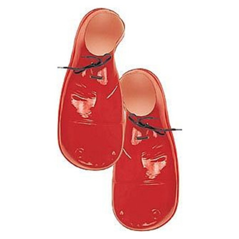 Clown Shoes Adult Size Red|Red|Blue|Green