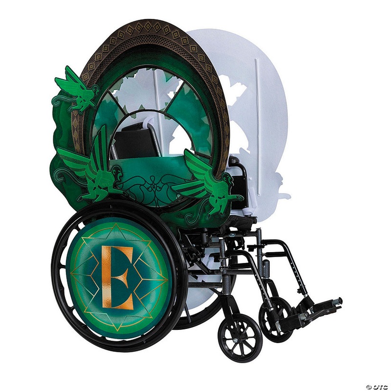 Kids Adaptive Wicked Elphaba Wheelchair Cover Costume Accessory