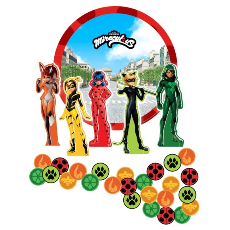 Table decoration set – Miraculous 6 pieces