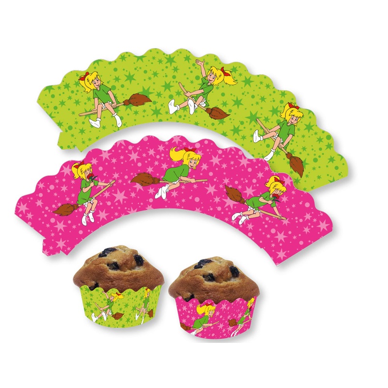 12 Bibi Blocksberg muffin sleeves