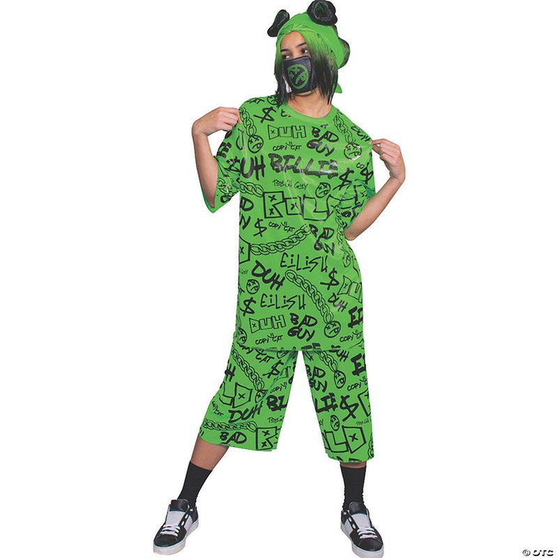 Girl’s Classic Bille Eilish Junior Costume