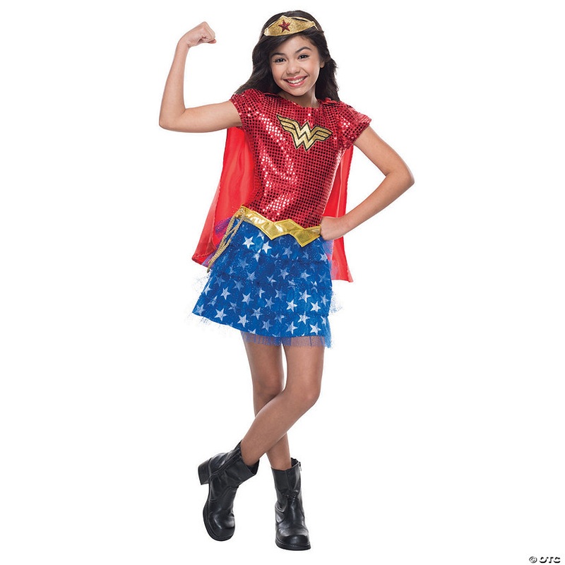 Girl’s Wonder Woman Tutu Dress Costume