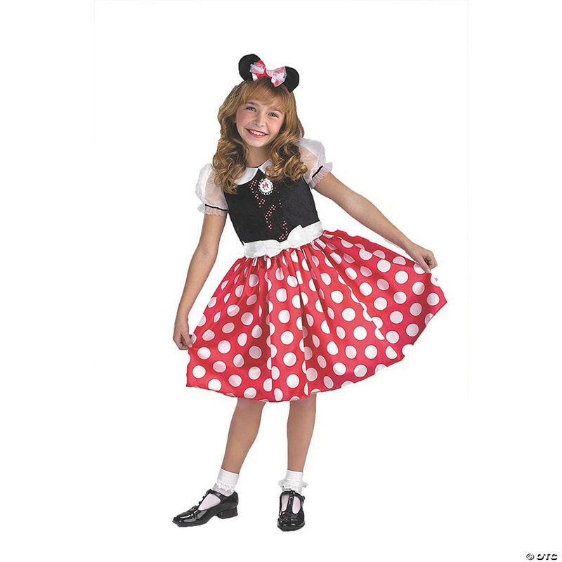Girls Minnie Mouse Costume|G 7-8|G4TO6|TOD 3T-4T